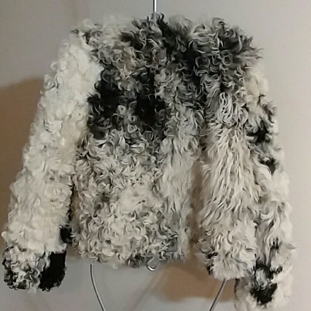 MARNI reversible sherling green leather jacket - Picture 6 of 6